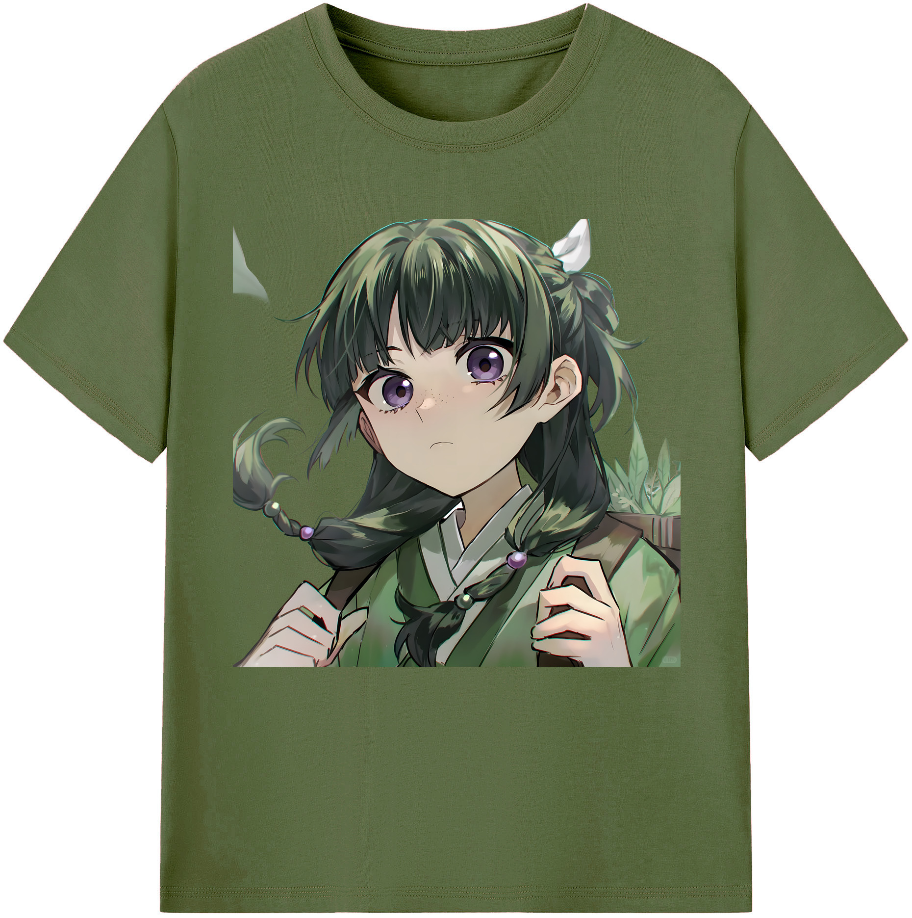 （画像用） 薬屋のひとりごと The Apothecary Diaries 綿100％半袖Tシャツ（フロントプリント）